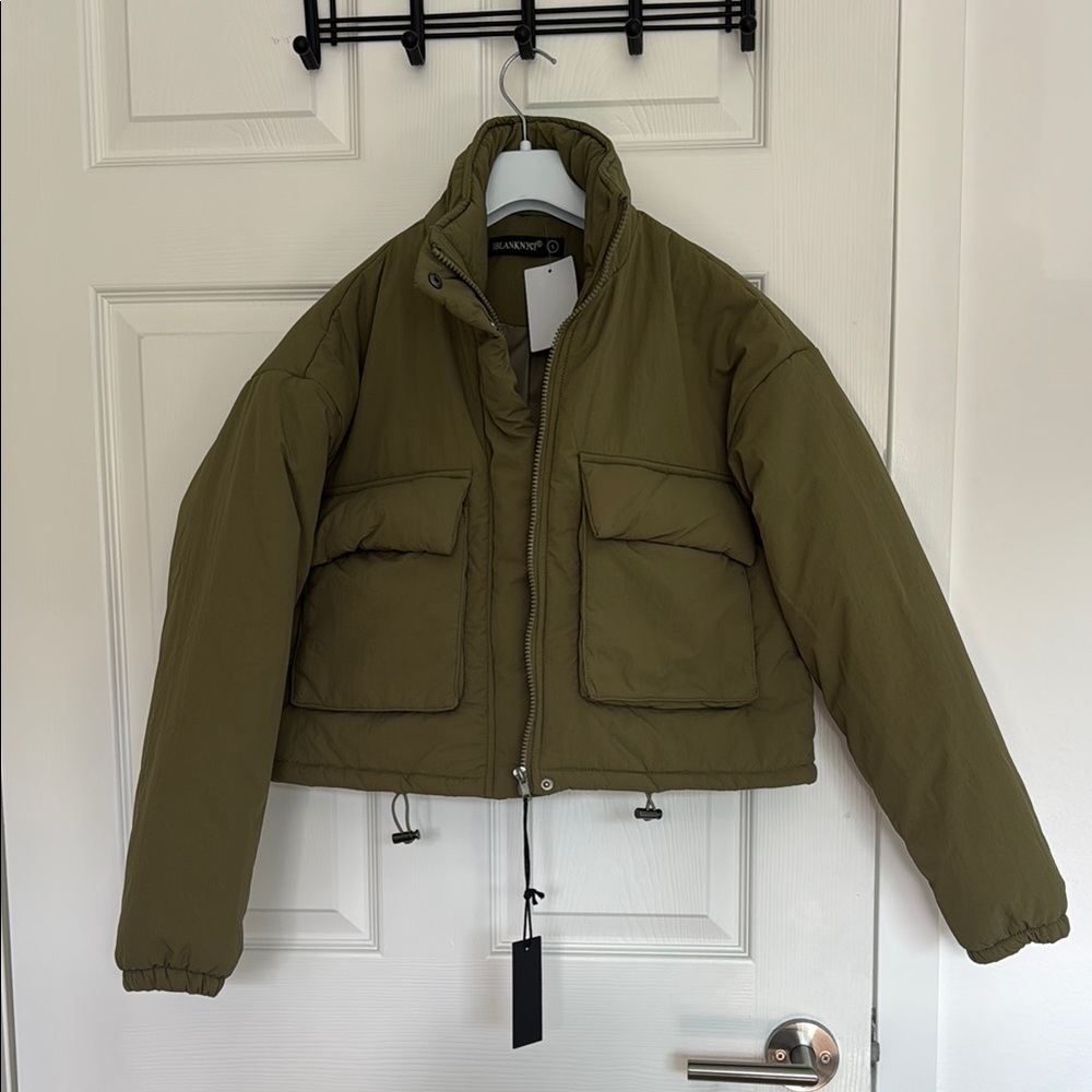 BRAND NEW Olive Green Puffer Jacket